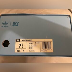 Adidas(ivy blue), cream with brown bottoms , 7.5